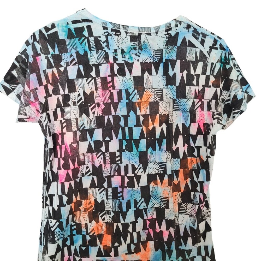 Simeon Farrar Graphic Tee Art-Inspired Print Womens Size XL Sustainable - Picture 4 of 8